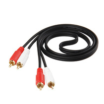 Autumn Leaf Original Q-401 Twin Lotus Audio Line Public to Computer Red White AV Audio Connection Line 5 m