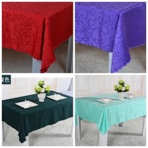 Hot selling hotel wedding tablecloth hotel restaurant round table chain link flower tablecloth square tablecloth coffee table modern cloth cover towel