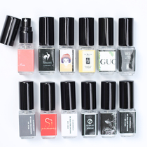 3ML 5ML glass spray bottle empty bottle split portable bottle New Square perfume bottle with label