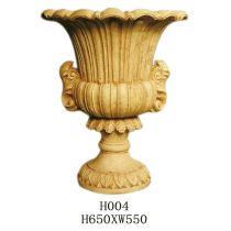 Sandstone Sculpture FRP Flower Bowl Outdoor European Flower Basin Living Area Landscape Garden Square Decoration Outdoor Pot