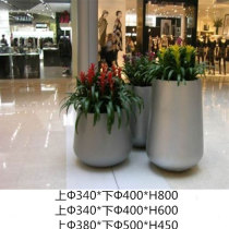 FRP flower pot resin flowermantler manufacturer custom flower flower area property mall office outdoor decoration flower mantle