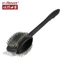 Grill brush stainless steel grill net cleaning steel brush grill tray cleaning brush kitchen wire brush long handle brush