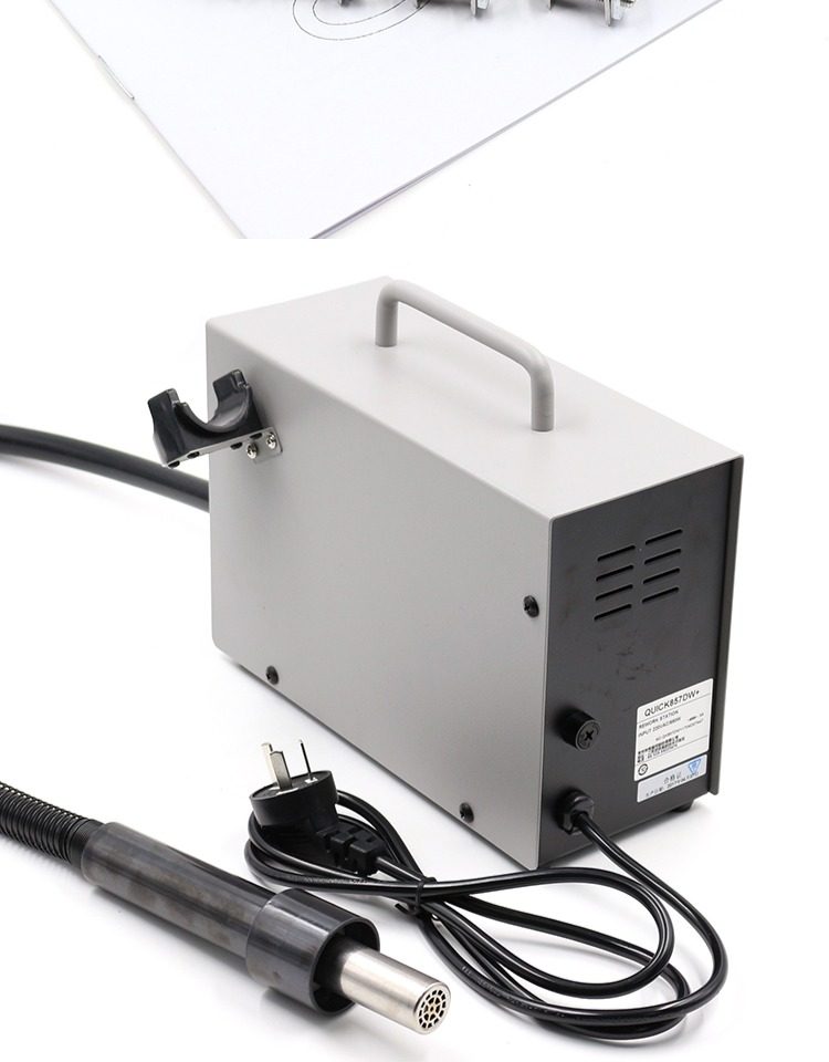 原装全新常州quick快克857d/ 857dw 数显直风热风枪拔焊台快克