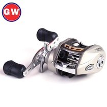 Guangwei DS3320 water drop wheel road Asian fish wheel left and right hand black mouth fishing wheel metal cup fishing Fish wheel