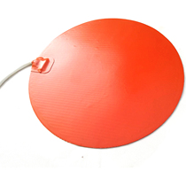 250 * 1 5MM silica gel round heating sheet power 490W voltage 220V temperature-controlled temperature control