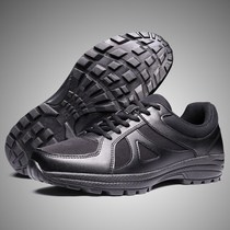 New work training shoes Mens black ultra-light running shoes abrasion resistant fire training shoes anti-slip and breathable mens shoes Liberation rubber shoes
