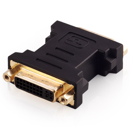 jy dvi母对母对接头 dvi-i 延长头 dvi线对接头24 5双通道 转接头