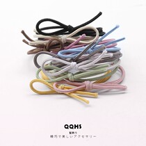 Head rope female simple Hairband knotted adult hair rubber band cute small holster Net red small rubber band high elastic