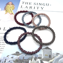 High stretch woven Hairband base tie hair rubber band hair rope Korean children hair accessories head rope women minimalist headdress