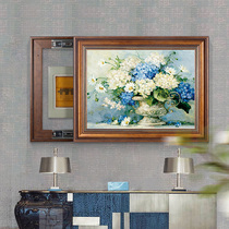 American meter box decorative painting no hole blocking distribution box power supply master switch weak electric box meter box hanging painting