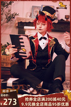 Manguo home spot fifth c personality cos suit postman piano key cos full set cosplay clothing female