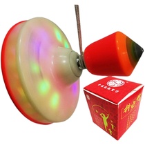 Dinggan airbag head Three bearings light color disc single head adult fitness shake high speed shock absorber head glowing fast diabolo
