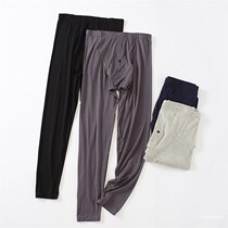 Mens Modal autumn pants One-piece spring and autumn and Summer thin slim large size high stretch pants Leggings pajamas Home