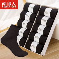 Antarctica black socks women's pure cotton mid-length socks women's socks women's socks spring autumn socks women's socks