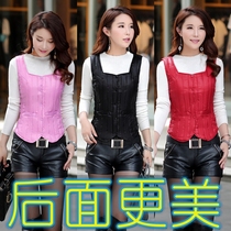 Down vest womens short autumn and winter 2019 womens vest womens winter wear horse clip womens slim new