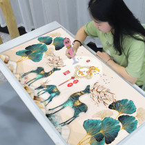 5d Diamond painting 2021 full diamond new living room cross stitch Chinese style light luxury crystal modern brick show stick stick