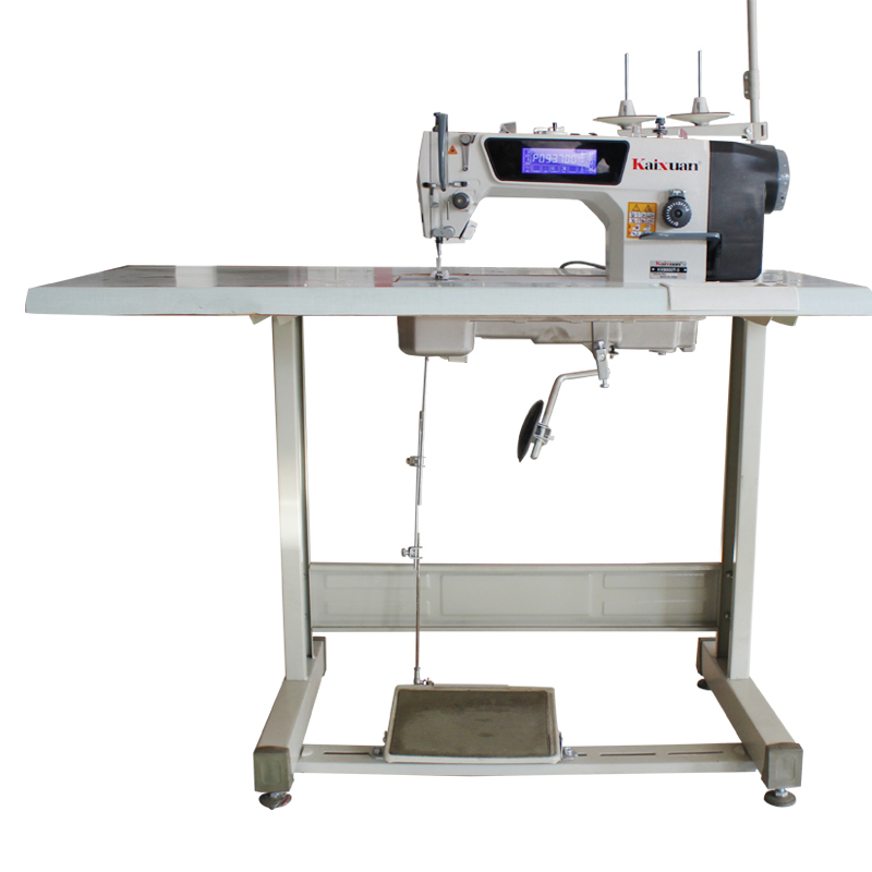 new triumph three automatic direct drive touch screen voice models  flat car lostitch sewing machine industrial sewing machine thi and thin material