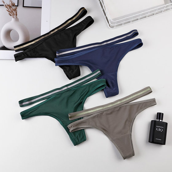 Ice silk underwear women's pure desire without trace sexy female low -waist pants transparent bikini bikini base T pants female
Ice silk underwear women's pure desire without trace sexy female low -waist pants transparent bikini bikini base T pants female