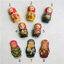 World Travel Commemorative Russia brings back a set of baby wooden painted drop glue refrigerator tiles a variety of collections