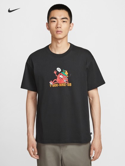 Nike Men 's Looke Skateboard 티셔츠 가을에 새로운 순수한면 캐주얼 캐주얼을 쉽게 넣고 공식 Nike SB HV1303 Nike Men 's Looke Skateboard 티셔츠 가을에 새로운 순수한면 캐주얼 캐주얼을 쉽게 넣고 공식 Nike SB HV1303