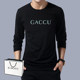 Autumn and winter in Europe station Bee home cool odd double G men's long-sleeved T-shirt Qiuyi cotton sweater large code base shirt Autumn and winter in Europe station Bee home cool odd double G men's long-sleeved T-shirt Qiuyi cotton sweater large code base shirt
