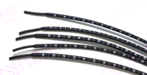 Printing number tube can be customized printing Heat Shrinkable tube wire network cable identification sleeve 1 0 -16mm Black