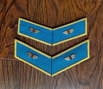 Type 55 Air Force Generals Regular Uniform Collar Badge (Below is a comparison of coat collar badges)