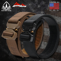 American BMT Cobra buckle tactical belt male Austrialpin outdoor military fan Black Hawk nylon Inner Belt