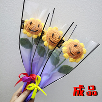 Pure Artisanal Wool Thread Weaving Knit Teachers Mother Children Christmas Day Girls Gifts Indoor Office Vases