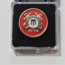 U.S. Coast JINGWEI team chest badge USCG badge mini identification badge metal badge medallion