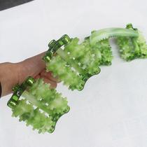 Hand push wheel back comb waist hand-held body roller type foot massage leg massager buttocks