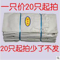 Non-slip Women industrial canvas gloves workers left and right hands durable extended brick Labor solid welder protection