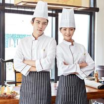 Work clothes Chinese and Western Food men plus large size clothes creative ladies Korean hotel clothes half-length chef uniform