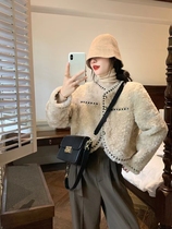 Famous Yuan Xiao fragrant in 2022 winter new loose imitation fur one senior little lamb coat woman