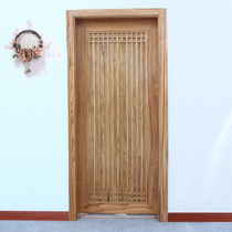 Solid Wood Door Bedroom Full Wooden Door Old Fashioned Kitchen Suit Door Log Single Open House Room Retro Room Flat Door Open Door