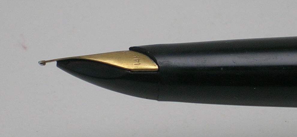 英国古董钢笔 派克 parker 65 金尖 钢帽 黑色 原盒 #6269