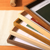 American-style large photo frame frame custom any size hanging wall small table creative poster photo calligraphy and painting framed custom