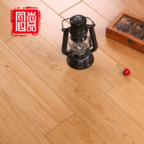 Oak pure solid wood floor Russia imported A-grade logs Oak 3A-grade flat color factory direct sales