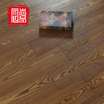 Multi-layer solid wood composite floor big lock ash wood antique relief Health environmental protection wear-resistant factory direct sales
