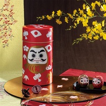 Japan imported Nitto Dharma tea cans 800ml large-capacity tea cylinder ration tank storage tank candy tank storage
