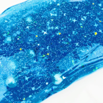 Wooden slime star Sea crystal mud slime children non-toxic handmade mud foaming rubber