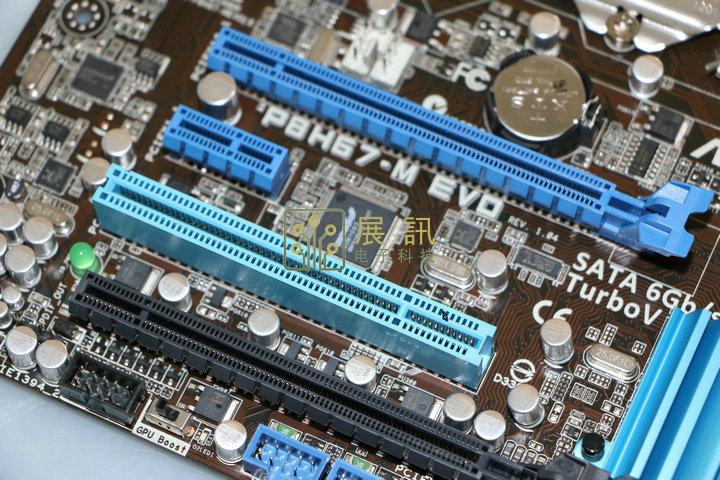 适用于p8h67-m evo 1155针台式机集成主板12相供电 带ide h67