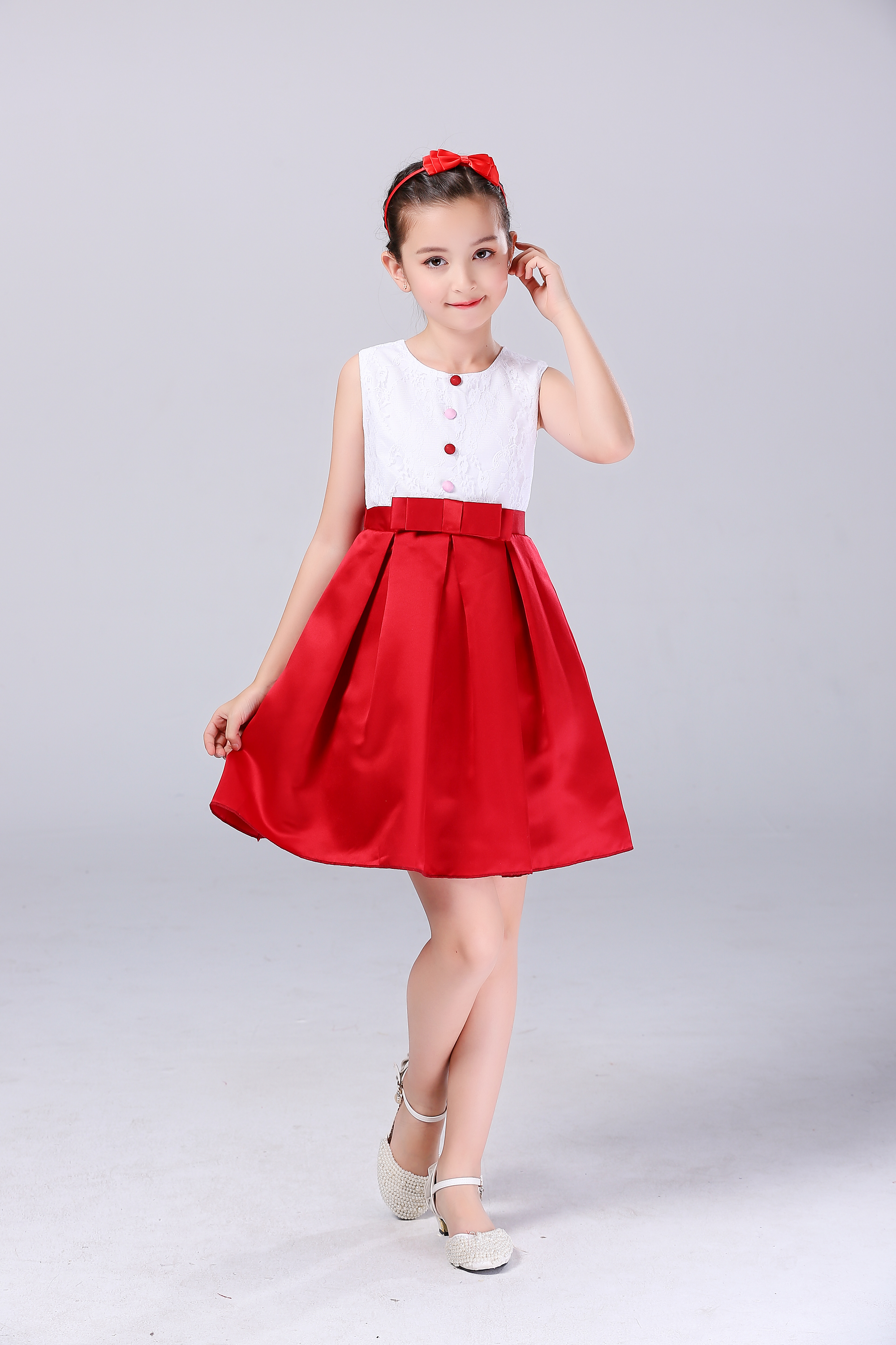 儿童合唱服小学生大合唱团演出服装长袖男童女童主持人朗诵服装