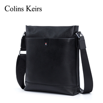 Colins Keirs mens bag shoulder bag vertical section genuine leather business first layer cowhide messenger bag mens casual fashion brand