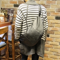 Shoulder Bag Mens Tide Brand Backpack Mens Shoulder Bag Travel Sports Dumpling Leather Fashion Trend New