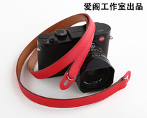 Camera harness shoulder strap handmade to customize the cow leather by hand