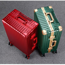 Trolley case universal wheel aluminum frame luggage female large-capacity suitcase 24 inch male password box 20 inch boarding case