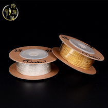 Gummian 1 0mm gold thread silver thread diy jewelry winding Wenplay Buddha bead string hand rope pendant knitting accessories
