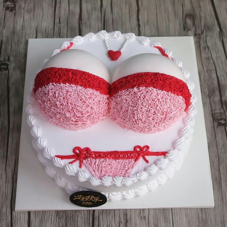 私人订制 情趣文胸 男性个性动物奶油生日蛋糕温州同城配送