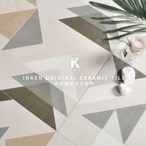 Wabi-sabi phoenix geometric small tiles 300x300 Kitchen bathroom balcony Retro wall tiles Entrance floor tiles flower pieces